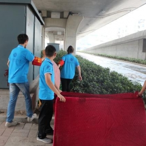 美丽街道你我他，社区文明靠大家